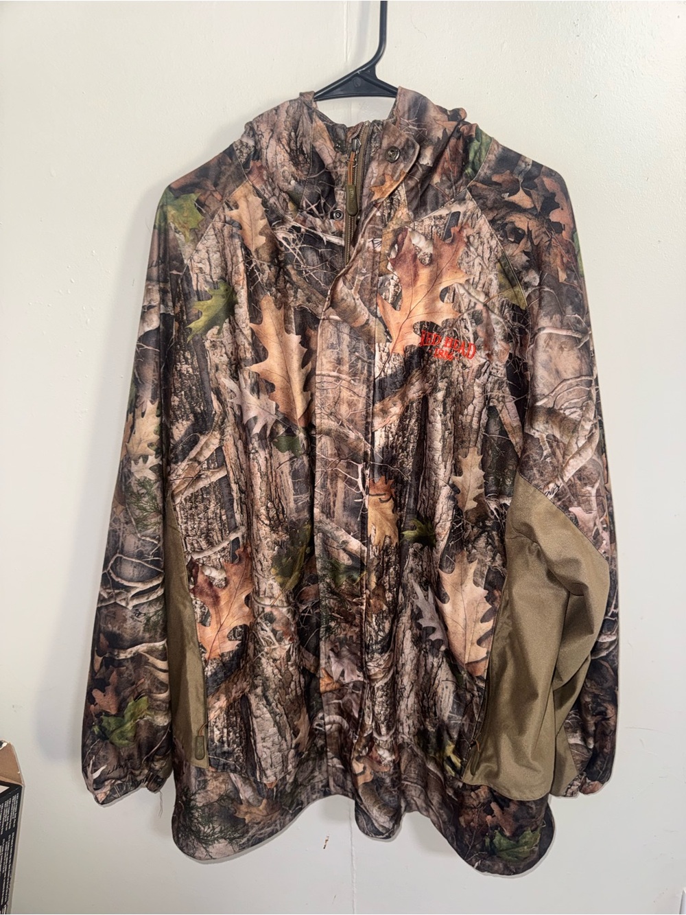 RedHead Mens Camo Full Zip Jacket Size 2X